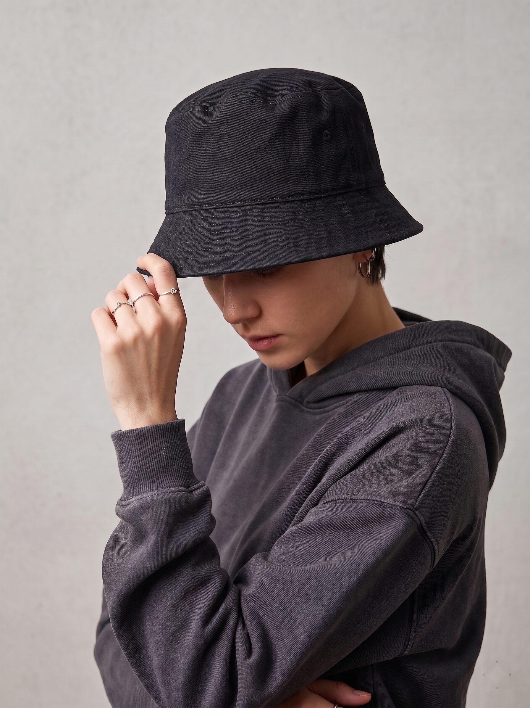 Deep down bung bucket hat