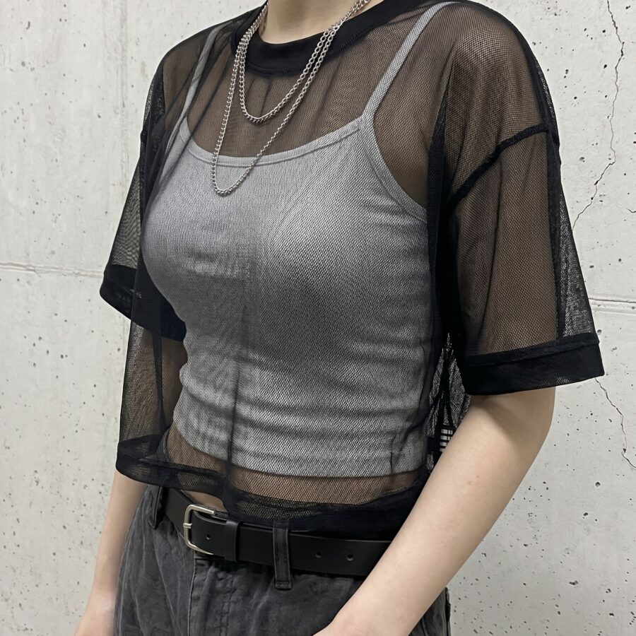 Mesh crop top