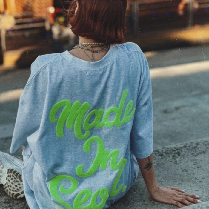 Maxi oversized T-shirt Made in Seoul