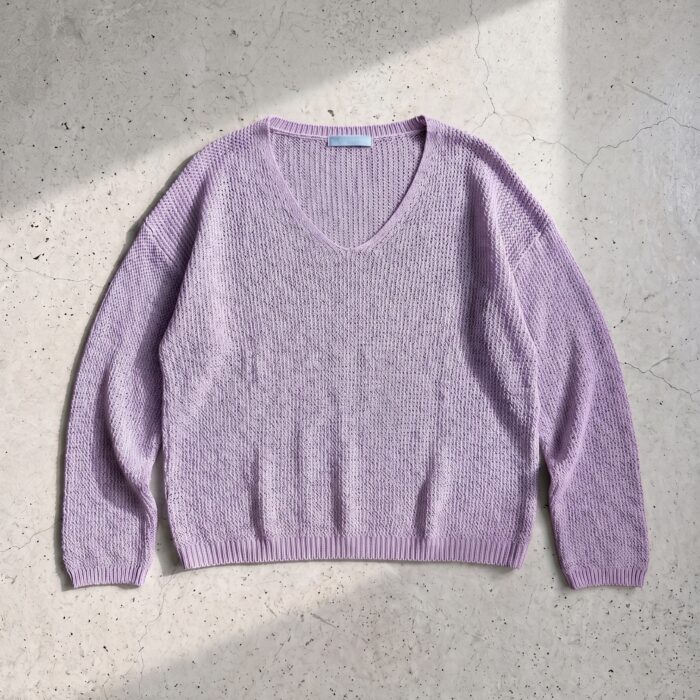 Dzianinowy sweter oversize